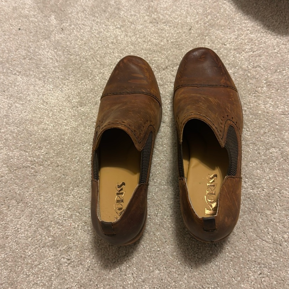 Korks Gertrude slip on Brown  6.5